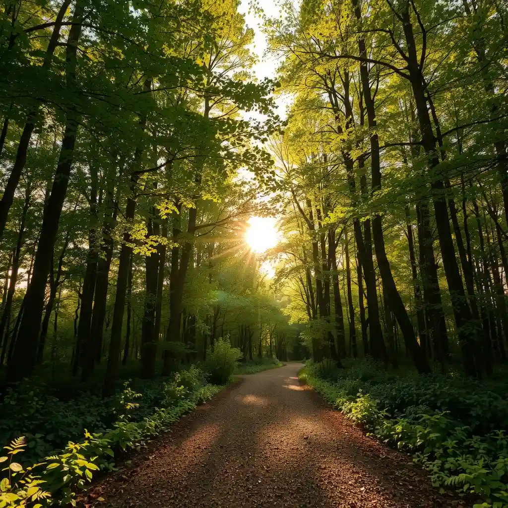 Sentier en forêt