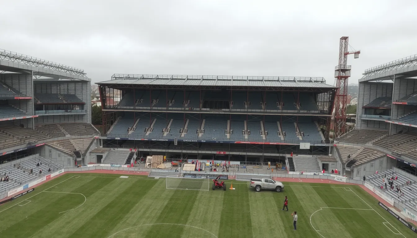 stade léonide lacroix rénovation