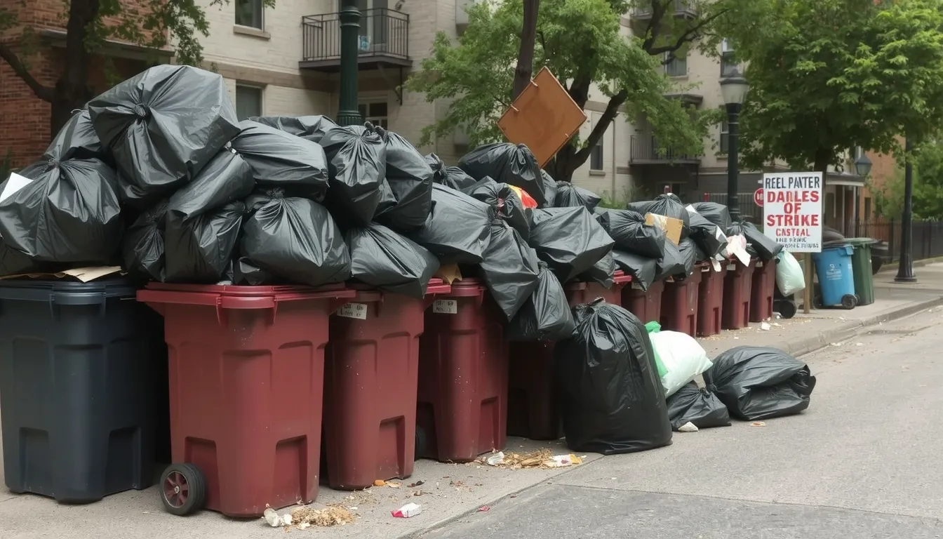 grève des éboueurs aujourdhui