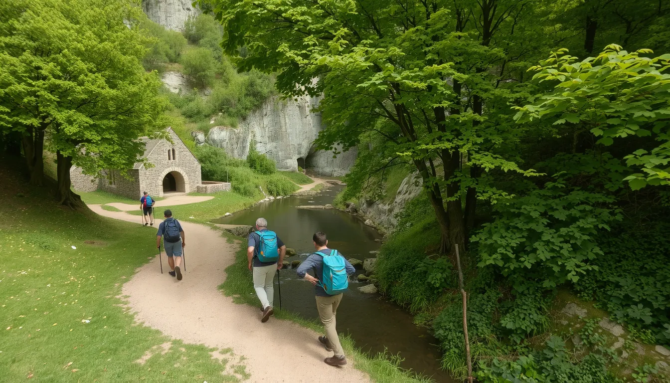 chemin de la vallée des eaux claires